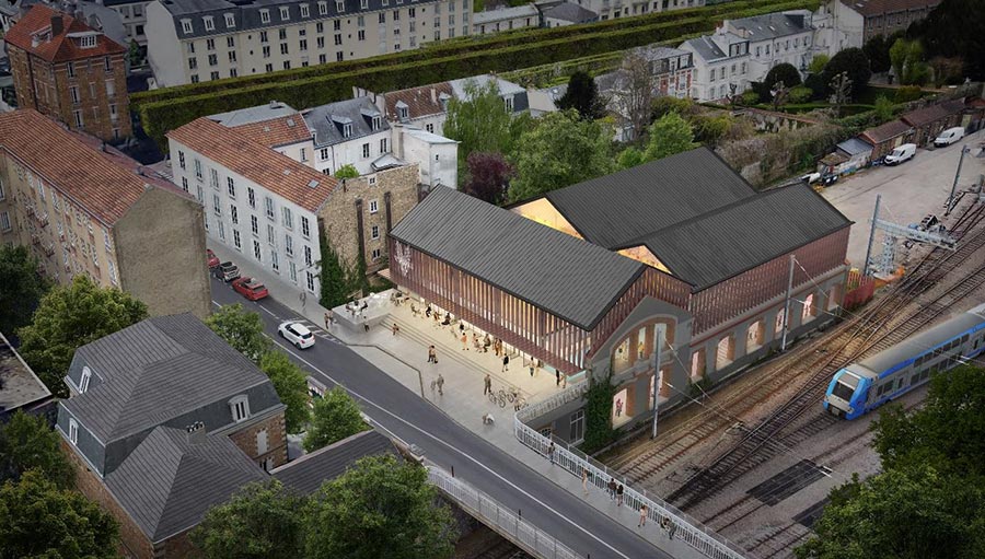 CAI va transformer l'ancienne école de soudure SNCF de la gare de Versailles Rive Droite