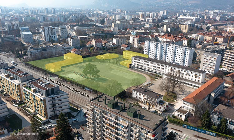 Ecoquartier Flaubert, à Grenoble : un AMI lancé pour un projet d'urbanisme tactique
