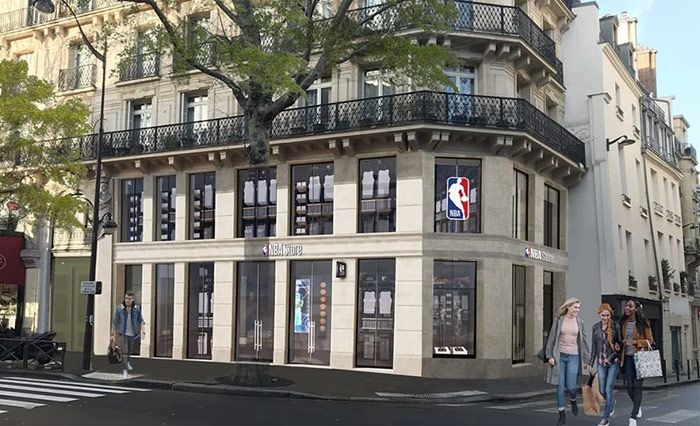 NBA Store ouvre un premier magasin boulevard Saint-Germain